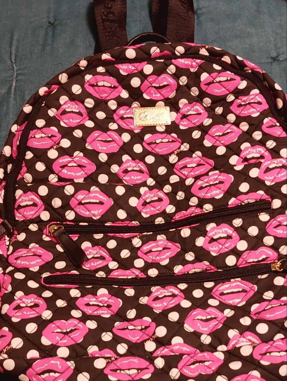 Betsey Johnson Lips Backpack